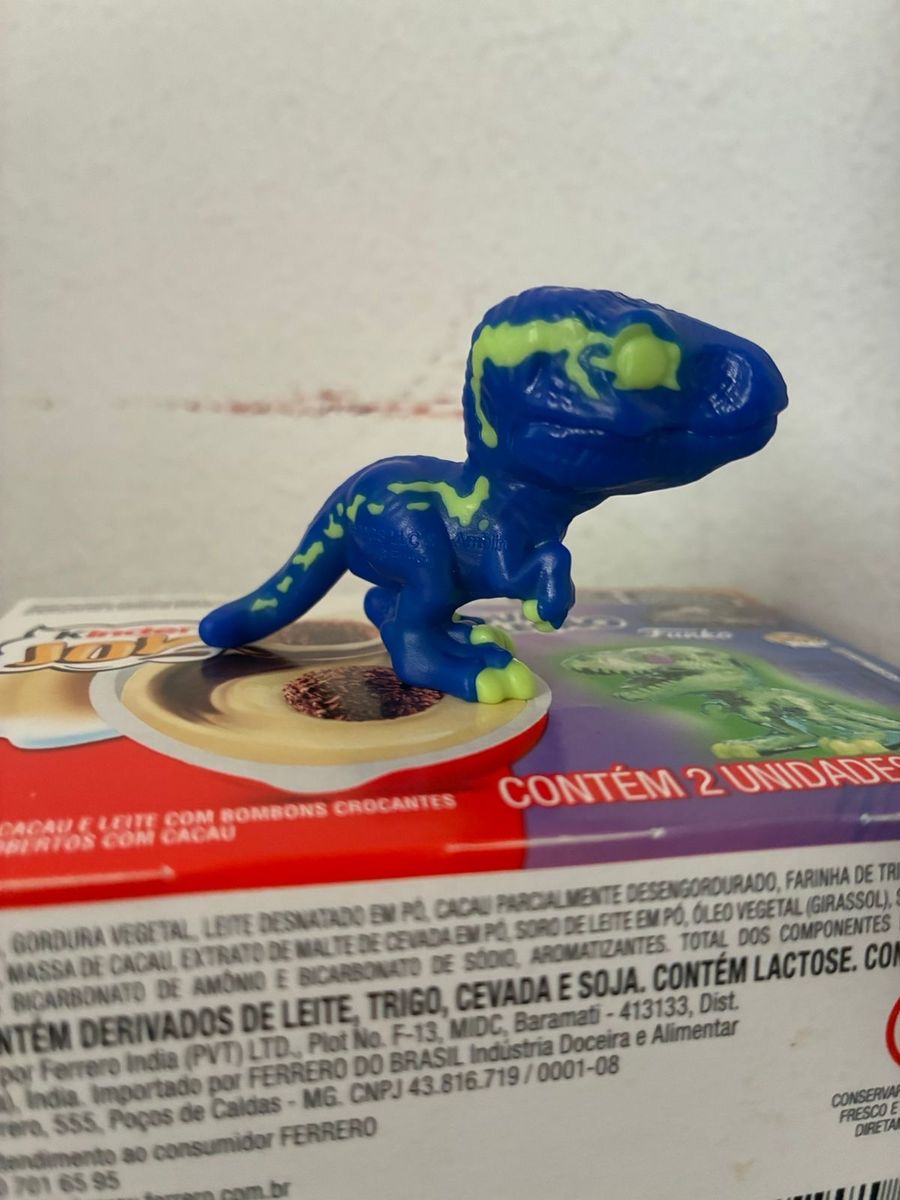 Velociraptor Kinder Joy Jurassic Park | Brinquedo Kinder Nunca Usado ...