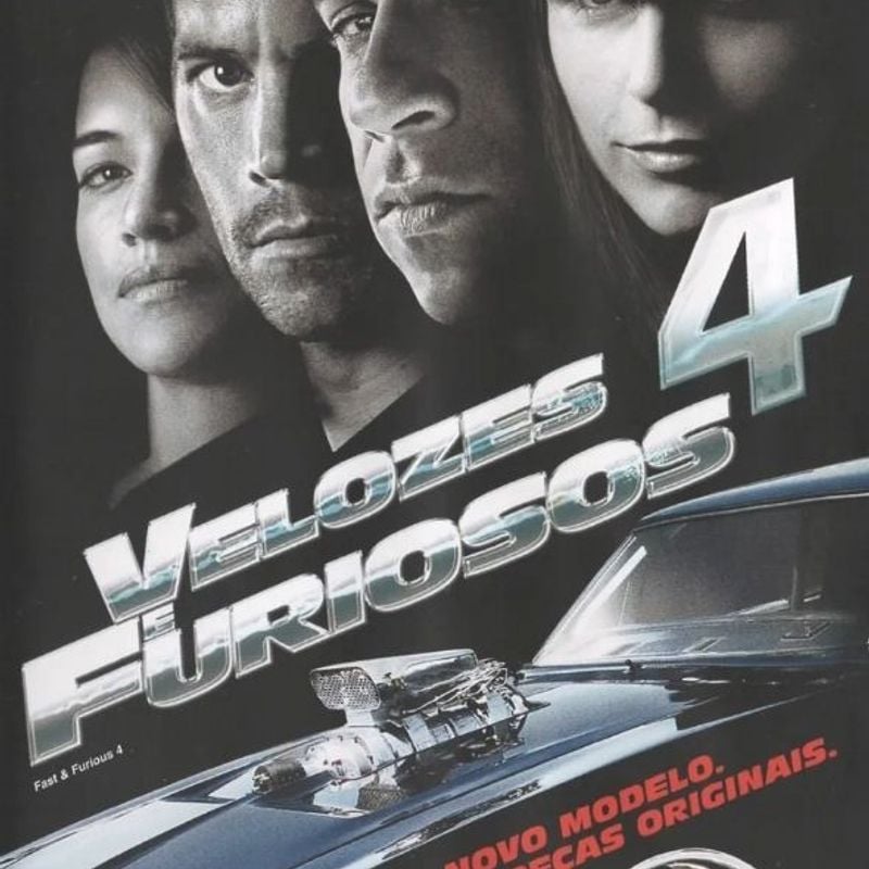 Velozes e Furiosos 4 - Dvd Ação Original Lacrado Dublado