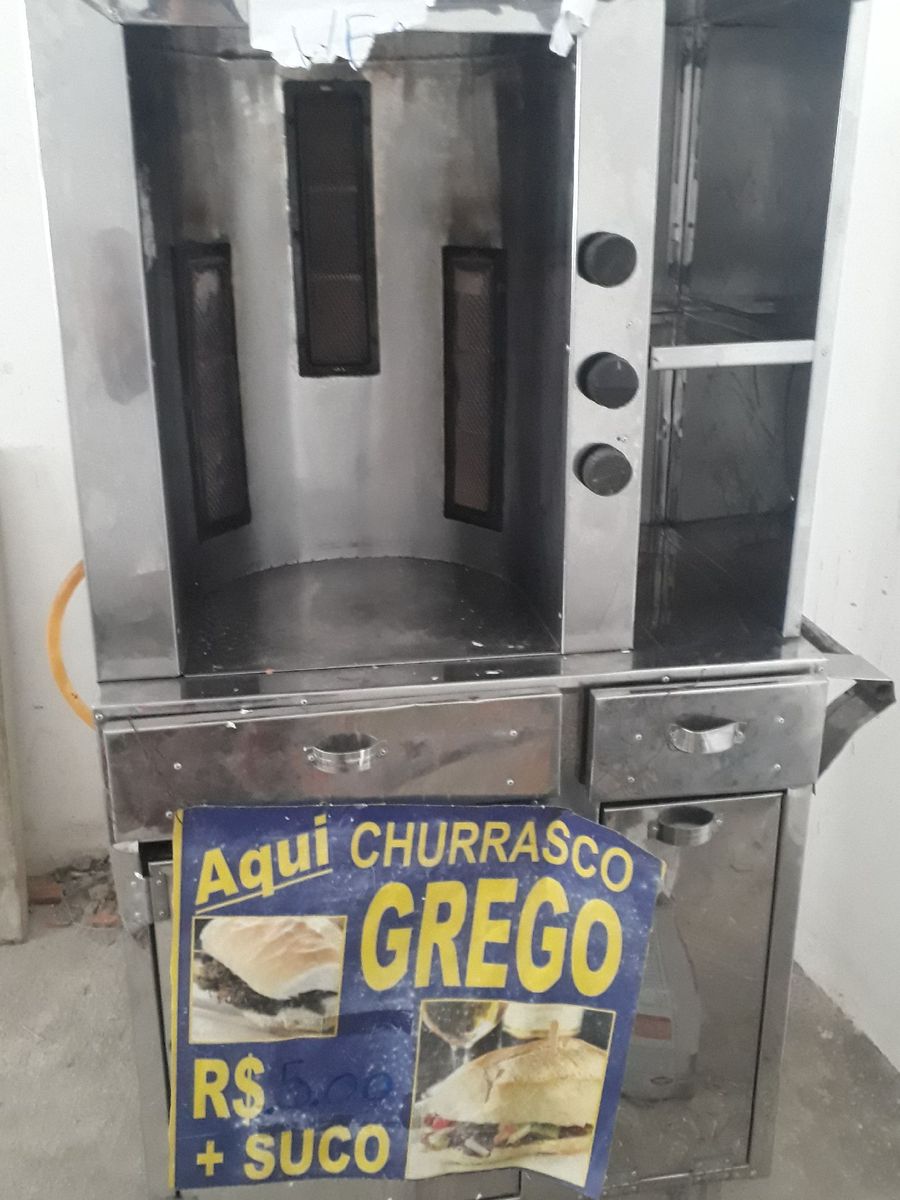Vendê Ser Uma Máquina de Churrasco Grego em Semi Novo | Item Info ...