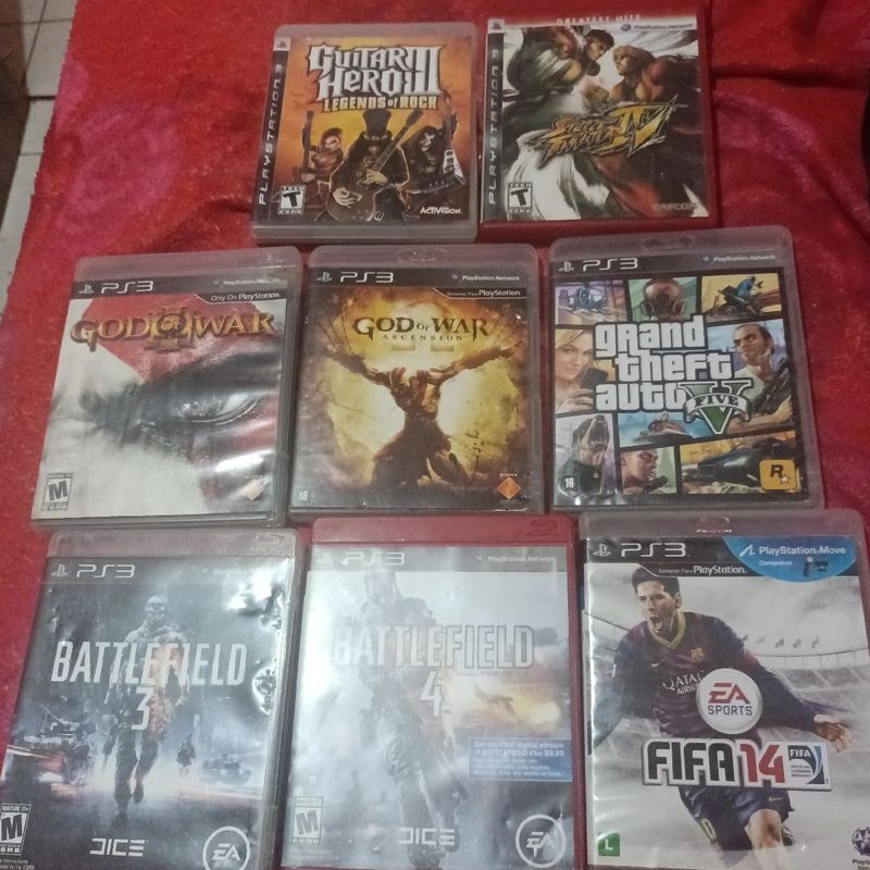 Vendo 8 Jogos Ps3 Todos Muito Novos É Original | Ps3 Usado
