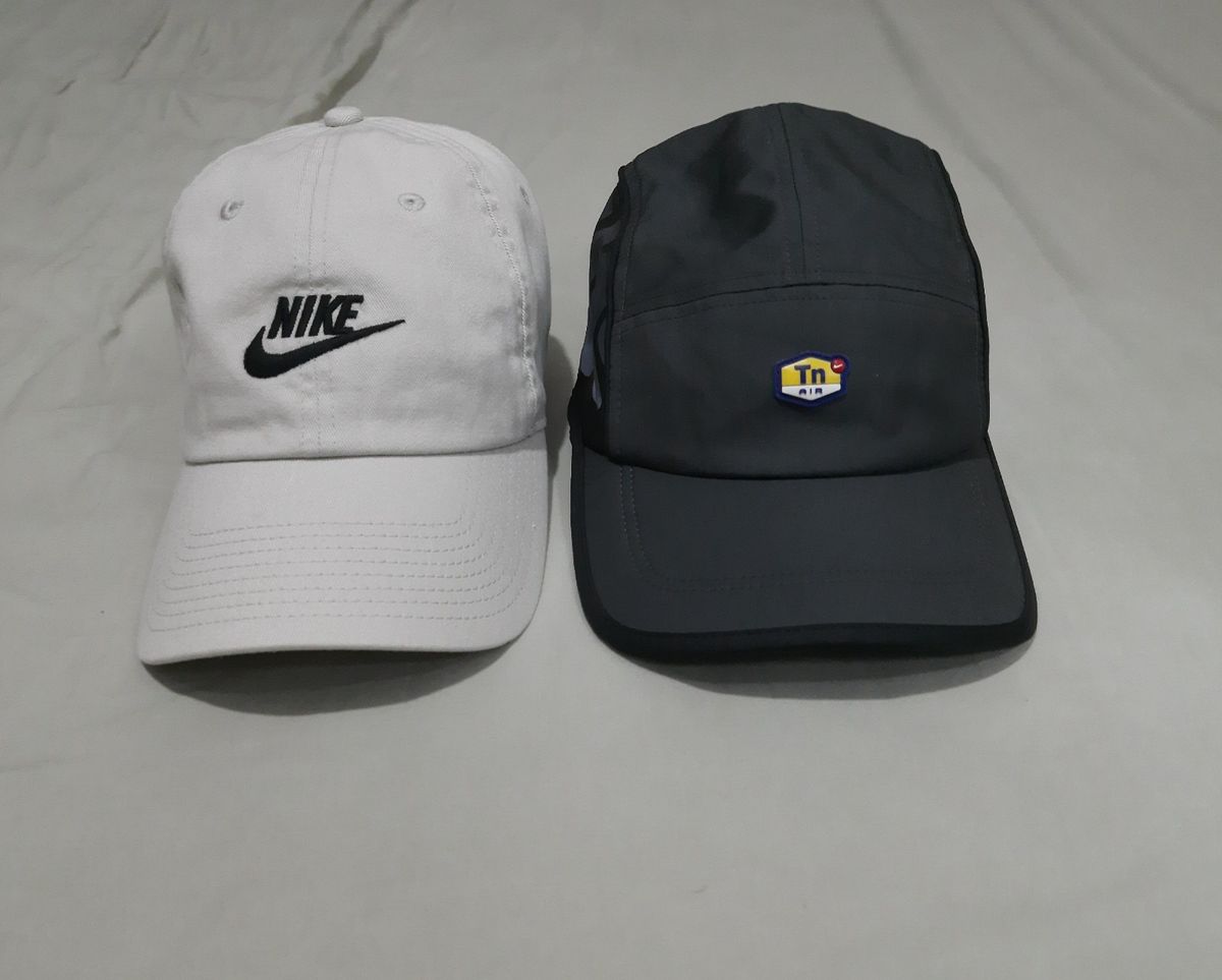 Vendo Dois Bonés Nike Originais H86 Bege e Flames Cinza Novos 76397700 ...