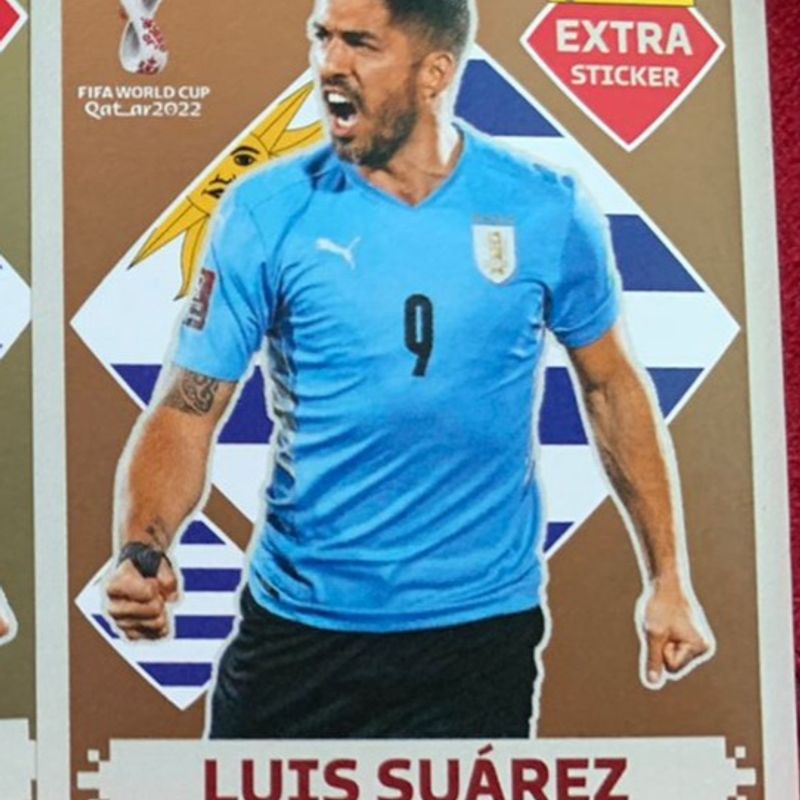 LANCE LIVRE - LUÍS SUAREZ BORDÔ (Base) - EXTRA LEGEND (Uruguai) - Figurinha