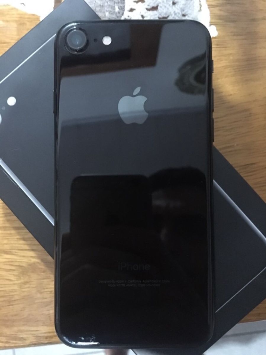 Vendo Iphone 7 Black Piano 256 Gb | Produto Masculino Celular Usado