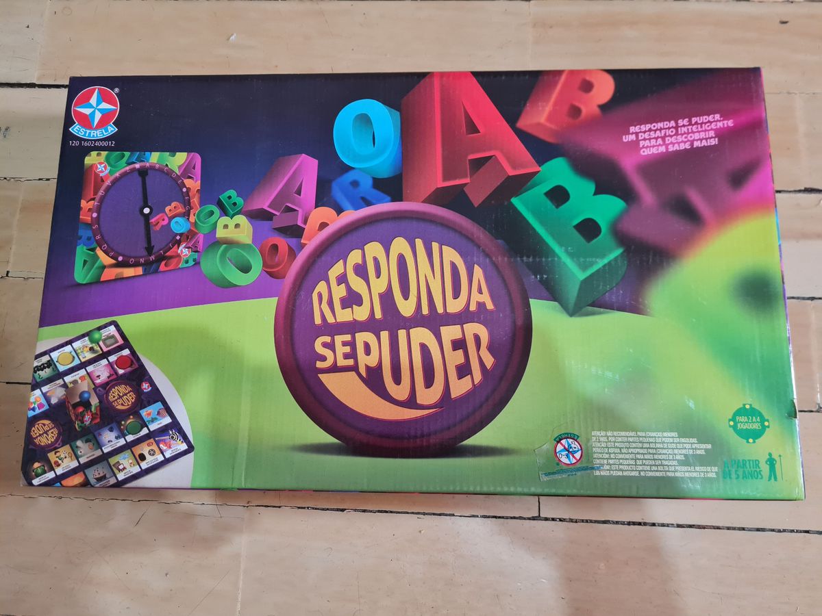 Vendo Jogo Responda Se Puder  Brinquedo Estrela Usado 76318674