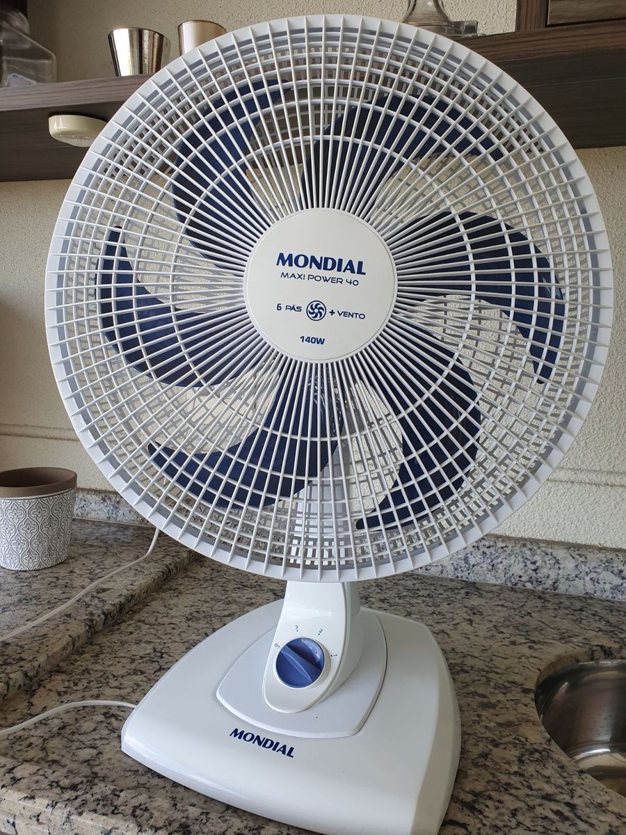 Ventilador Mondial Maxi Power 40, 6 Pás, 140 W, 40cm Diâmetro, 3 ...