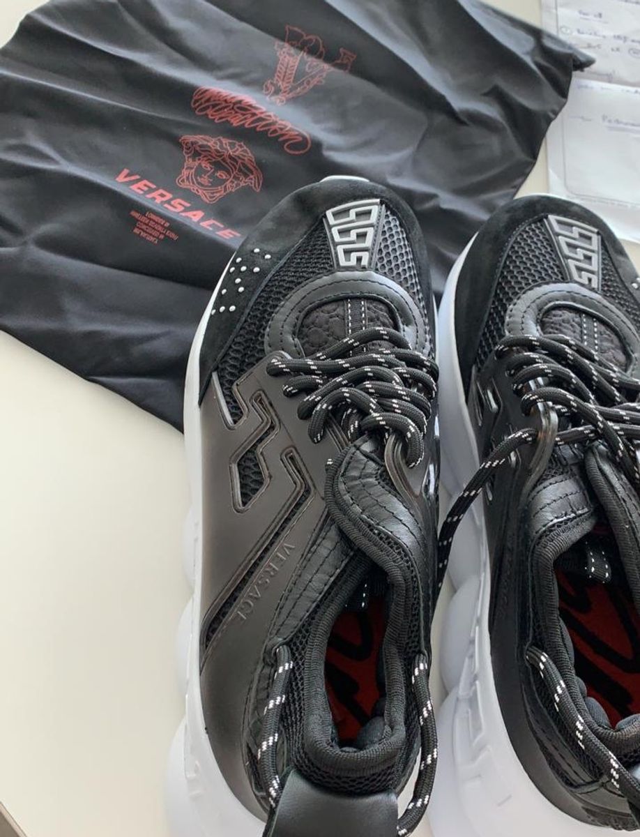 tenis versace preto