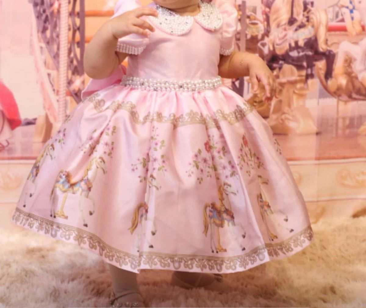 vestido de carrossel