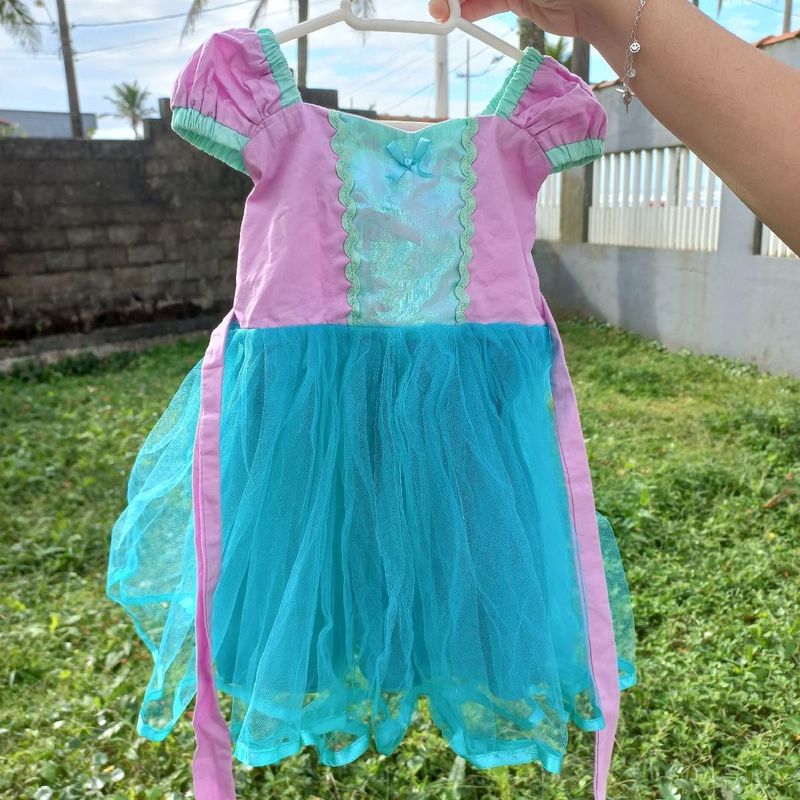 Vestido pequena sereia sales bebe