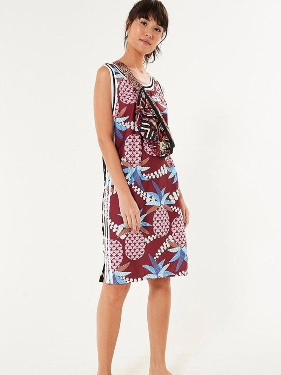 vestido farm adidas