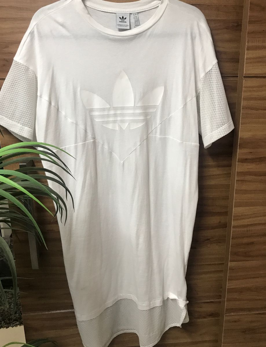 vestido branco adidas