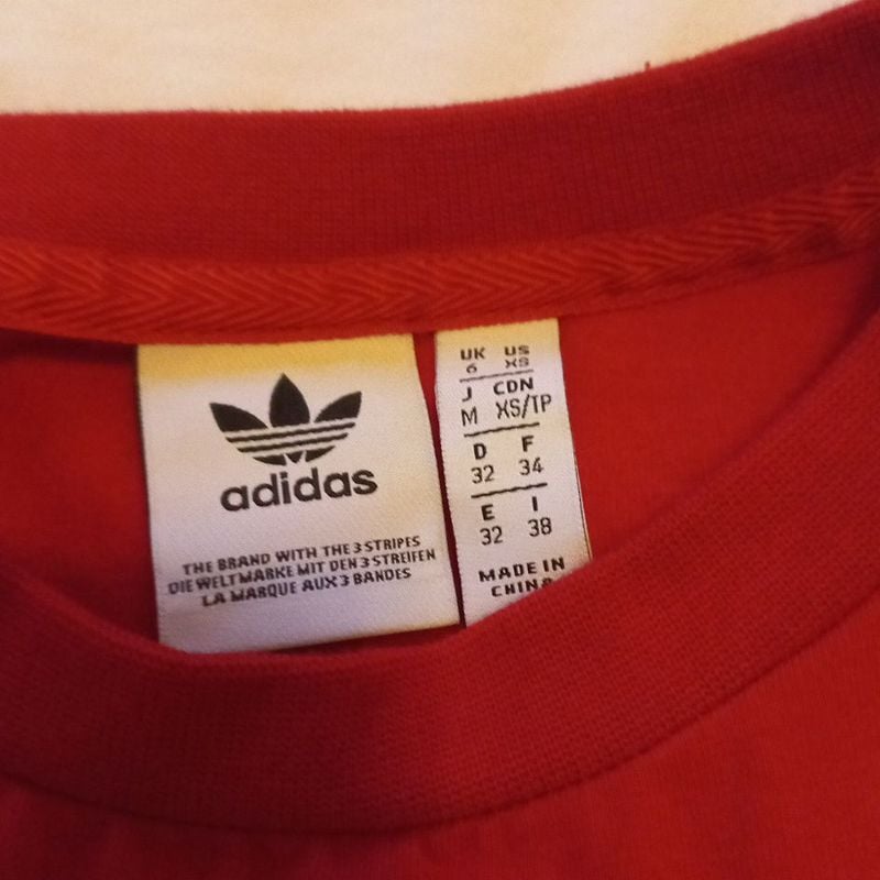 Adidas vermelho china clearance original