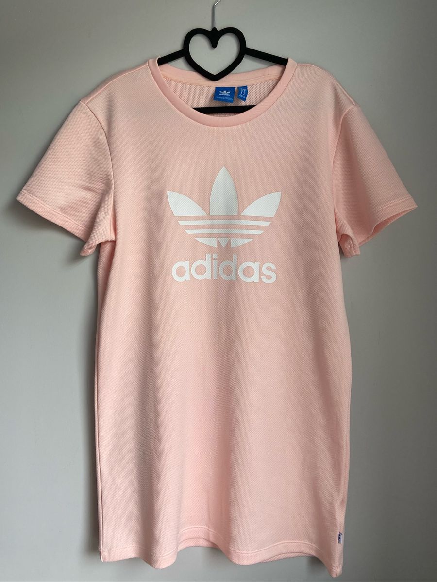 vestido rosa adidas