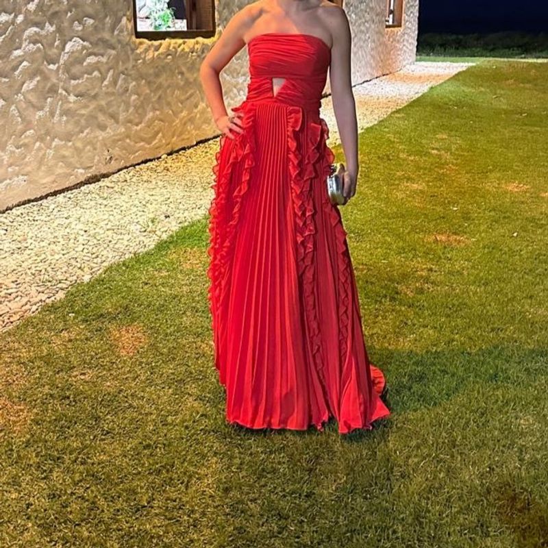 Vestido Agilita Vermelho 36 Vestido de Festa Feminino Fabulous Agilita  Usado 110719067 enjoei