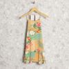 vestido amarelo floral fargo - outros fargo