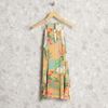 vestido amarelo floral fargo - outros fargo