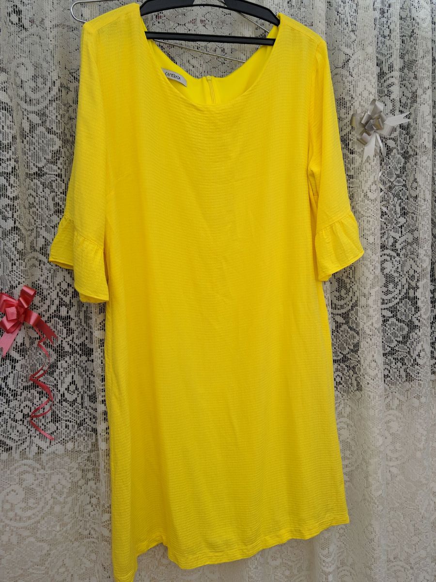 vestido amarelo gg