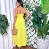 vestido amarelo manteiga - rodado 