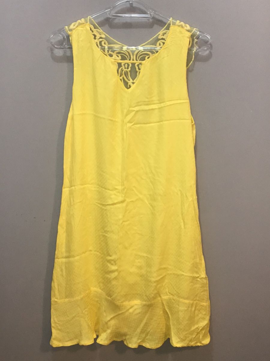 Vestido amarelo hot sale soltinho