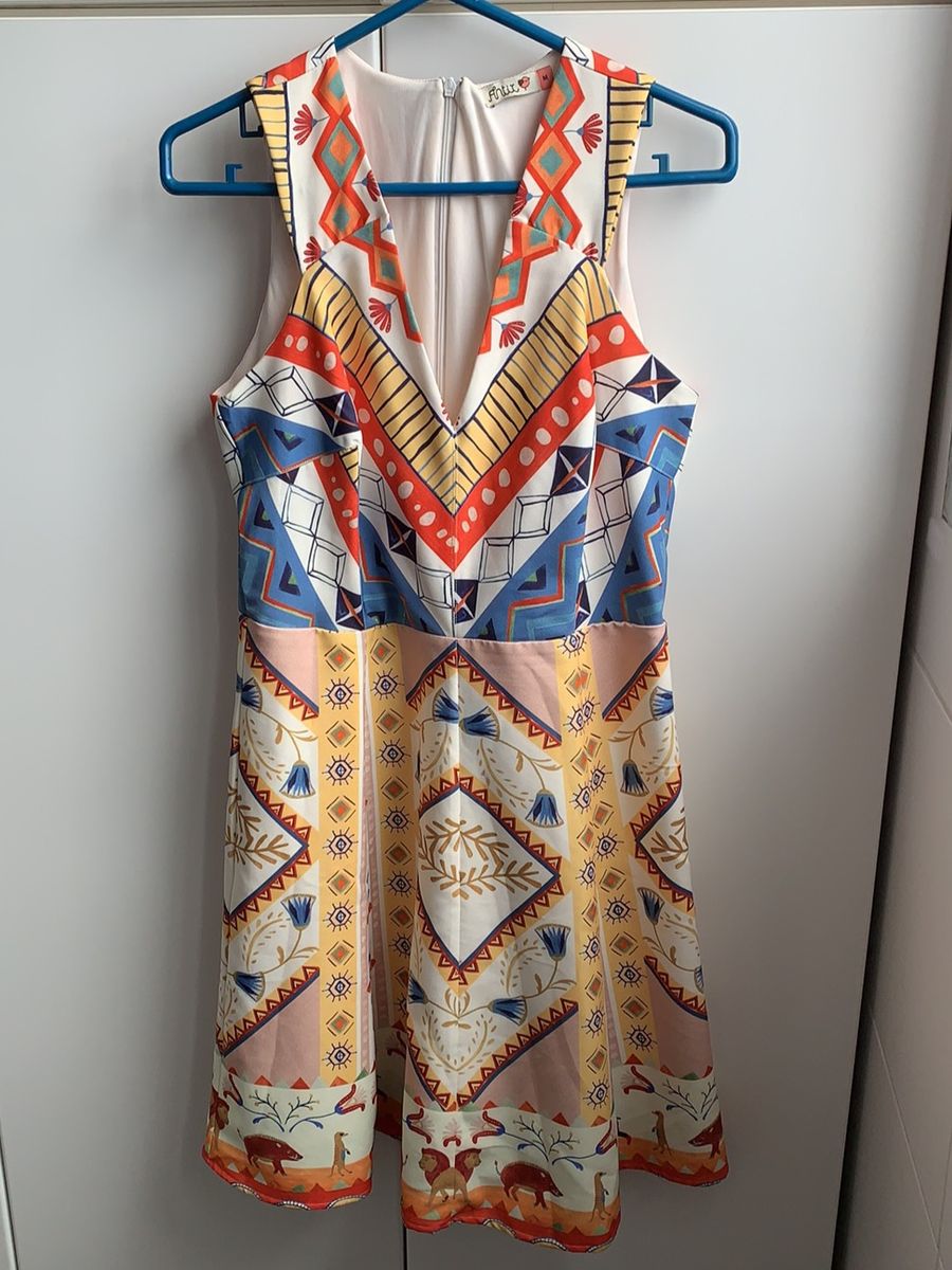 vestido antix amigos da selva