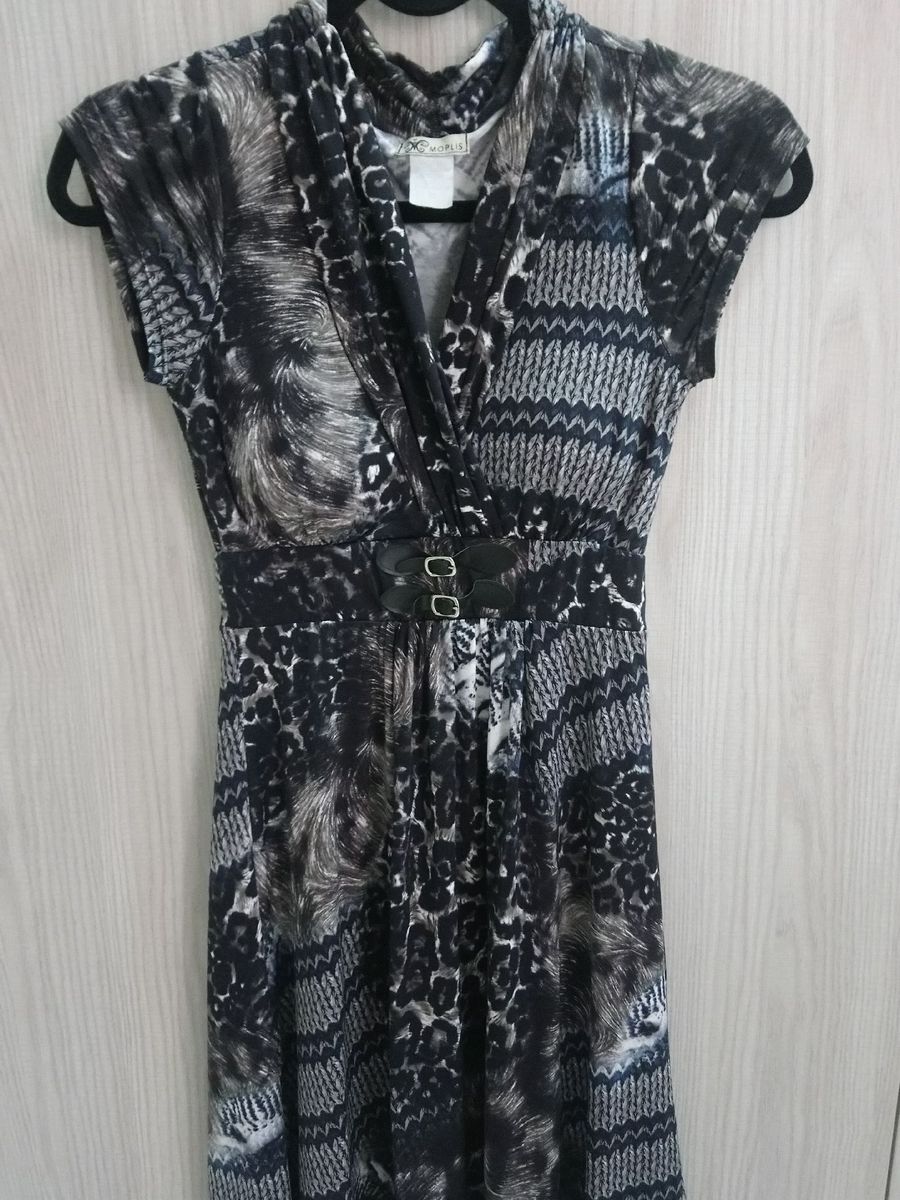 vestido animal print - vestidos moplis