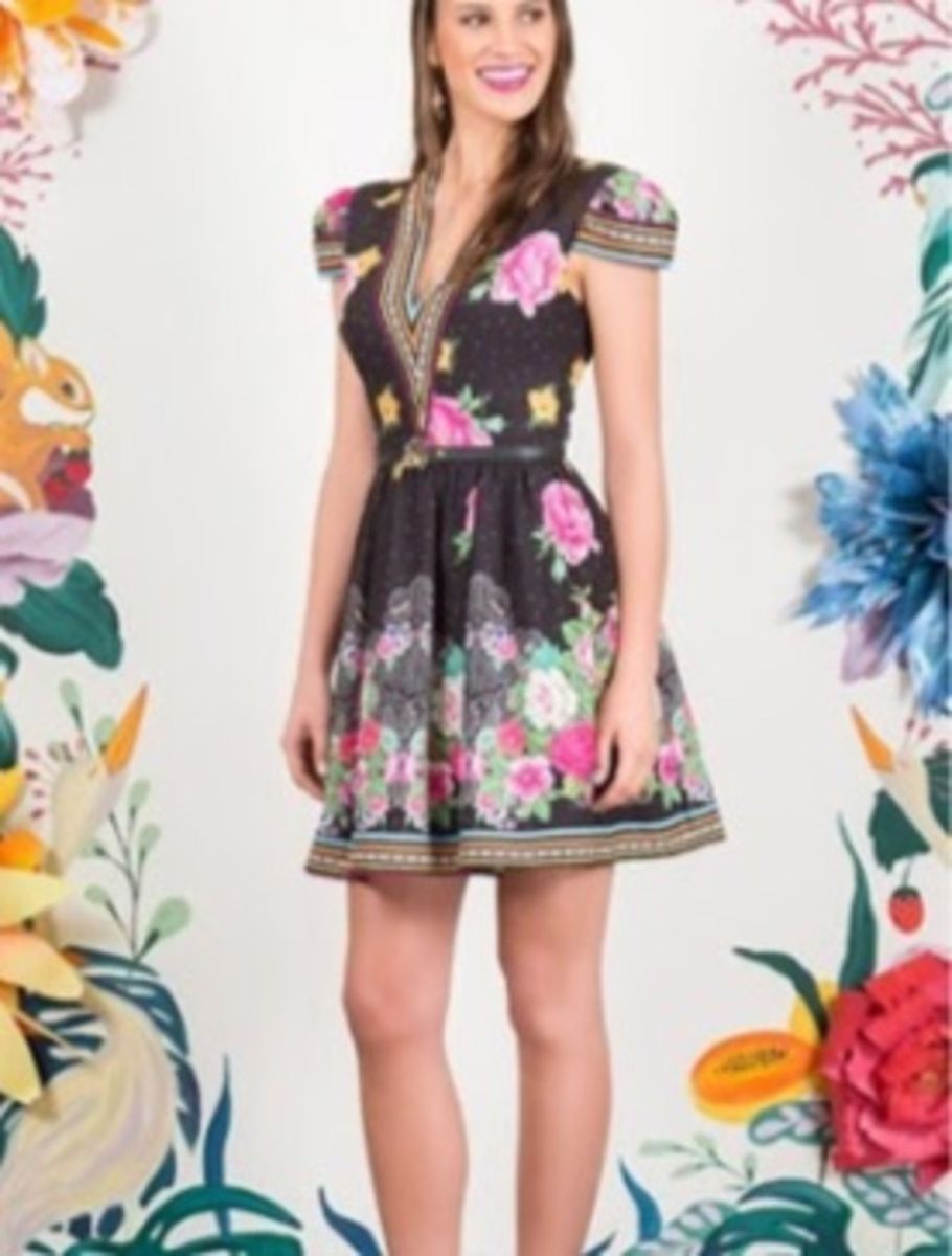 vestido floreira antix