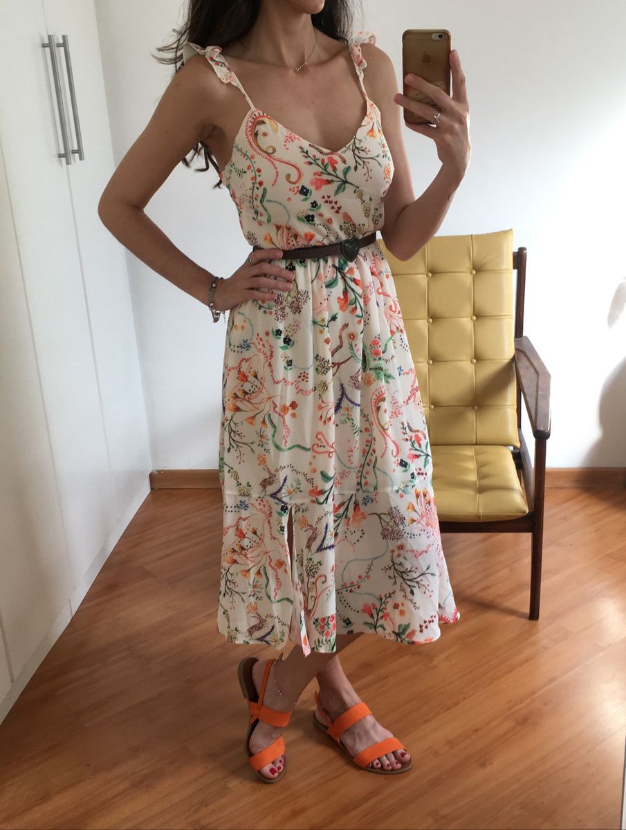 vestido floral antix