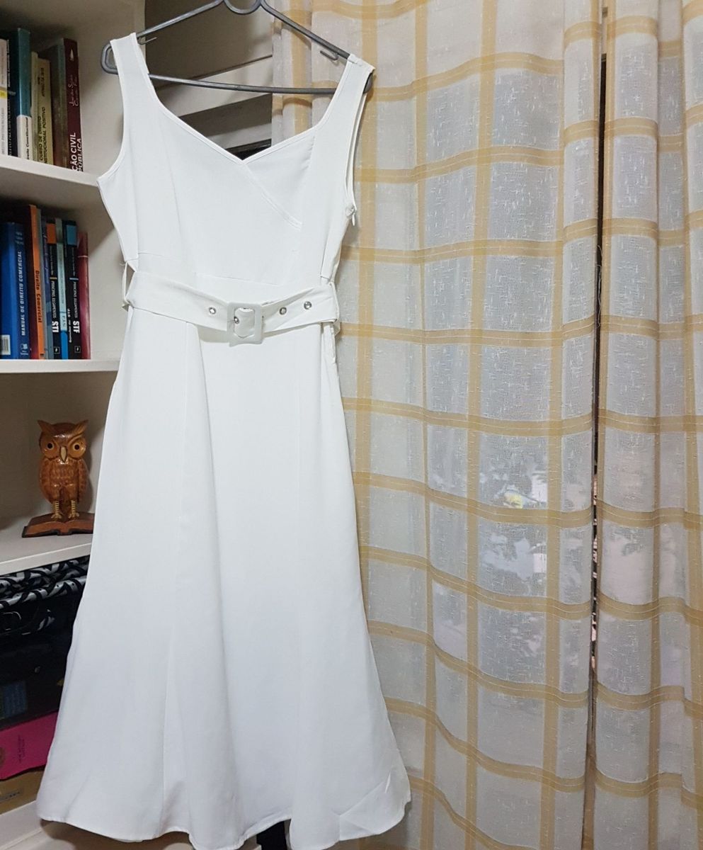 vestido branco aquamar