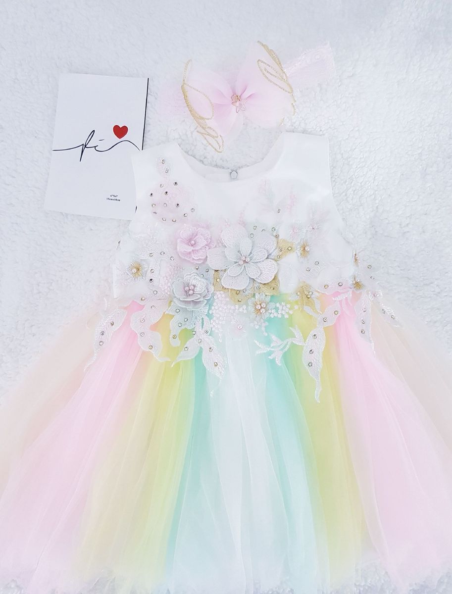vestido bebe unicornio