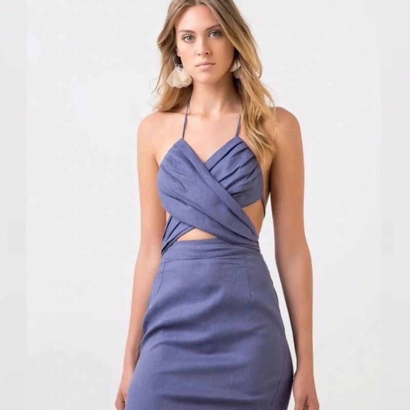 Vestido azul hot sale animale