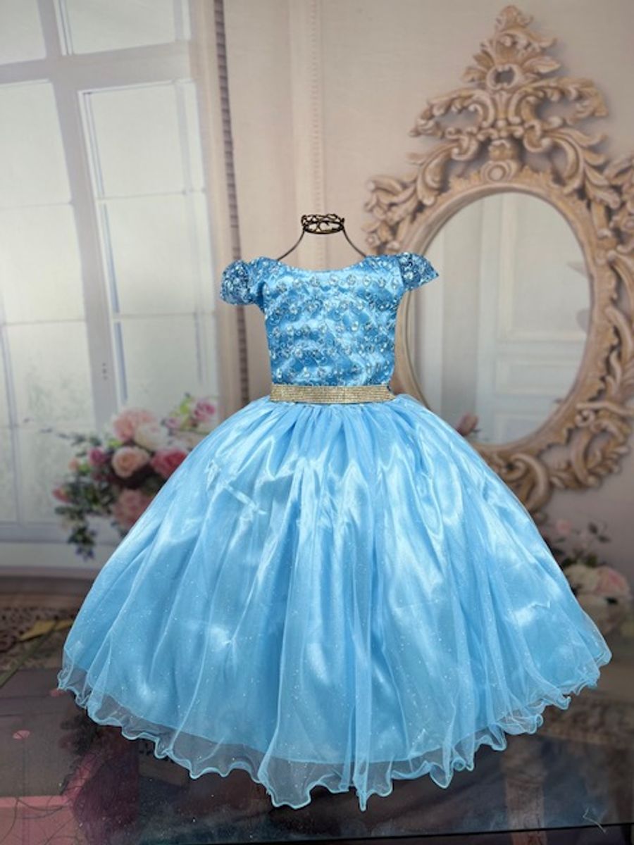 Vestido de hot sale debutante infantil