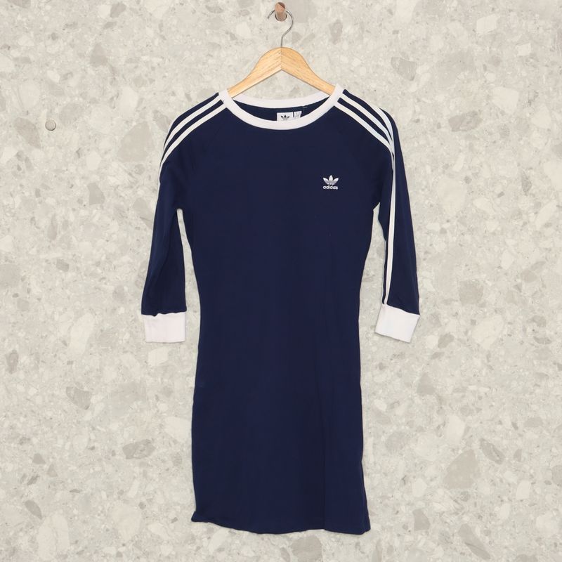 Vestido adidas azul store marinho