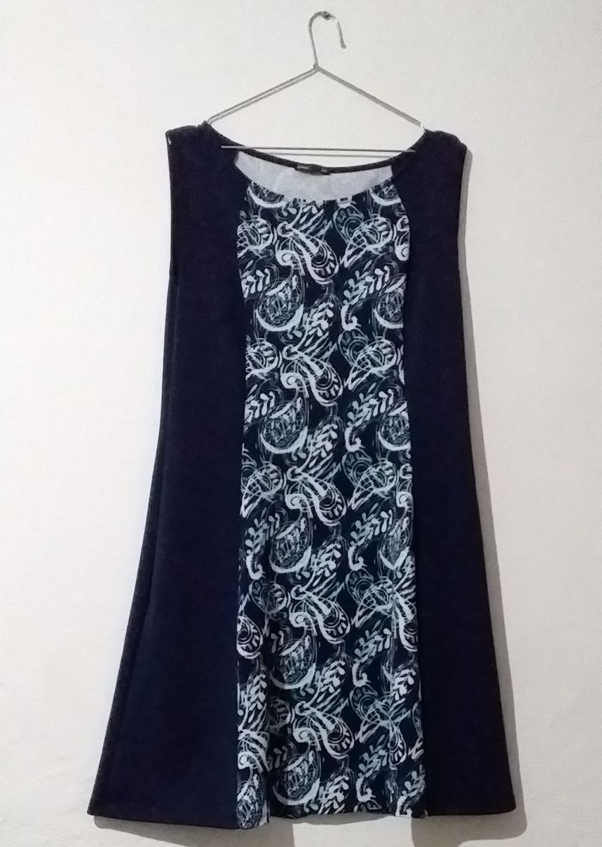 vestido azul marisa