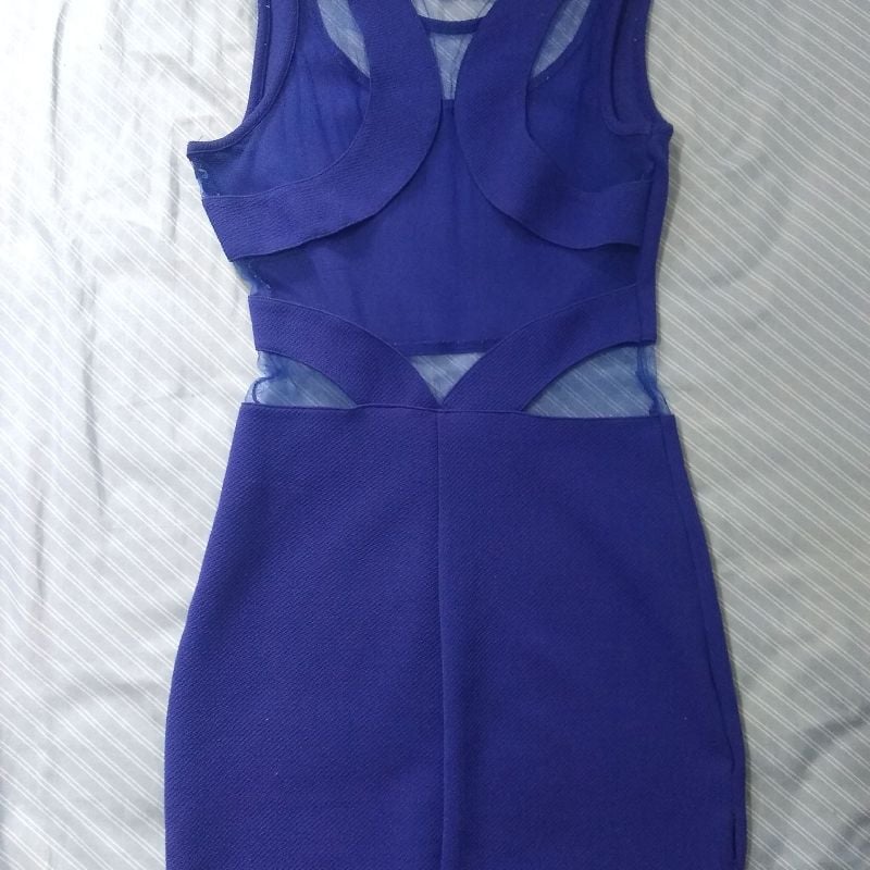 Vestido best sale azul riachuelo