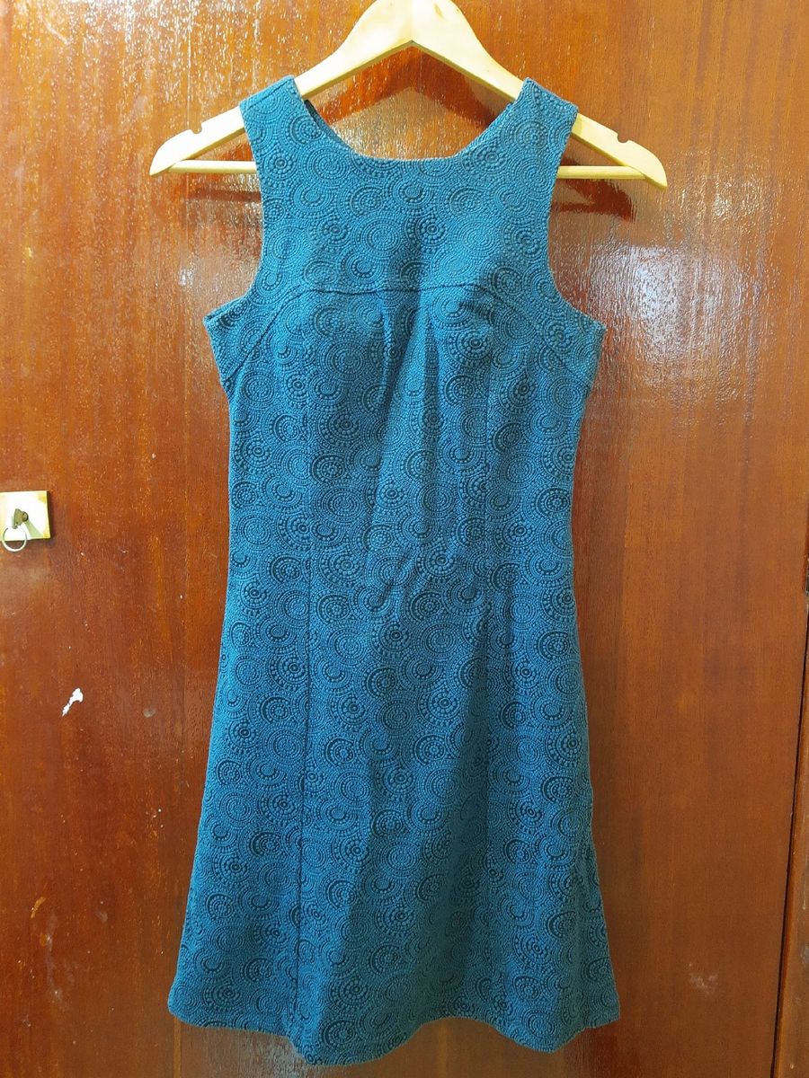 vestido azul renner