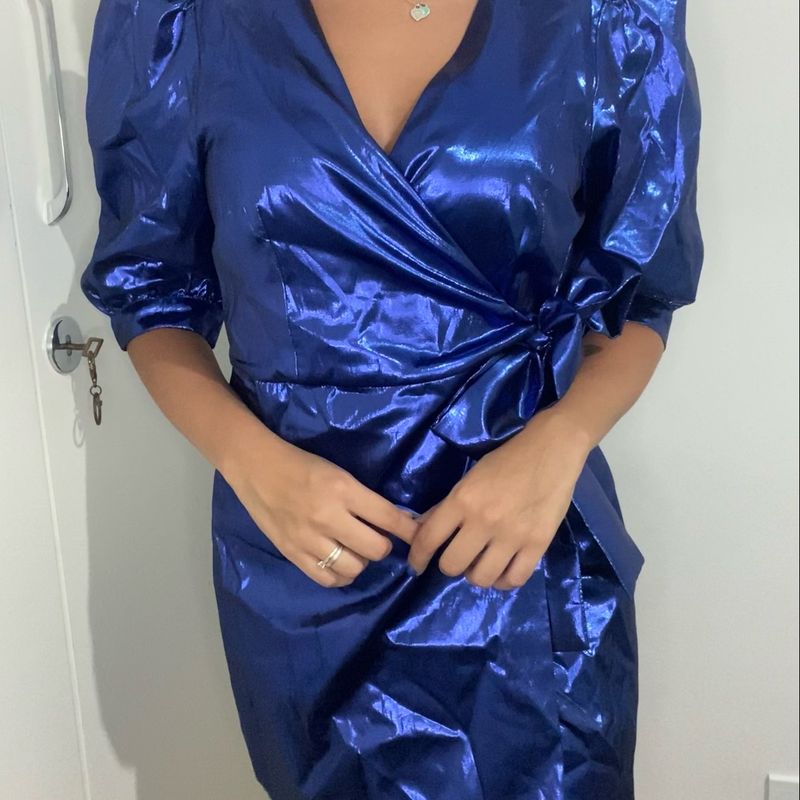 Preços baixos em Vestidos femininos Zara Azul