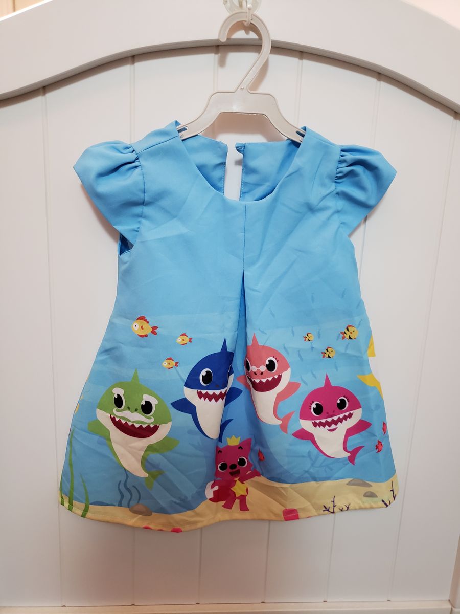 roupa baby shark menina