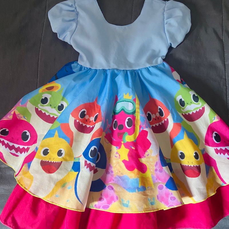 Roupa baby hot sale shark menina