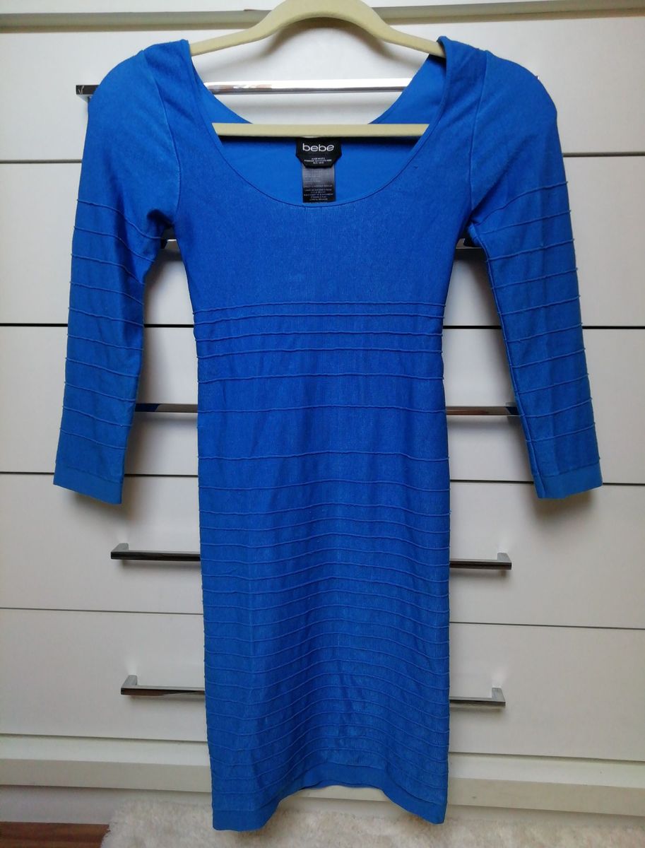 Vestido bandagem azul sales bebe