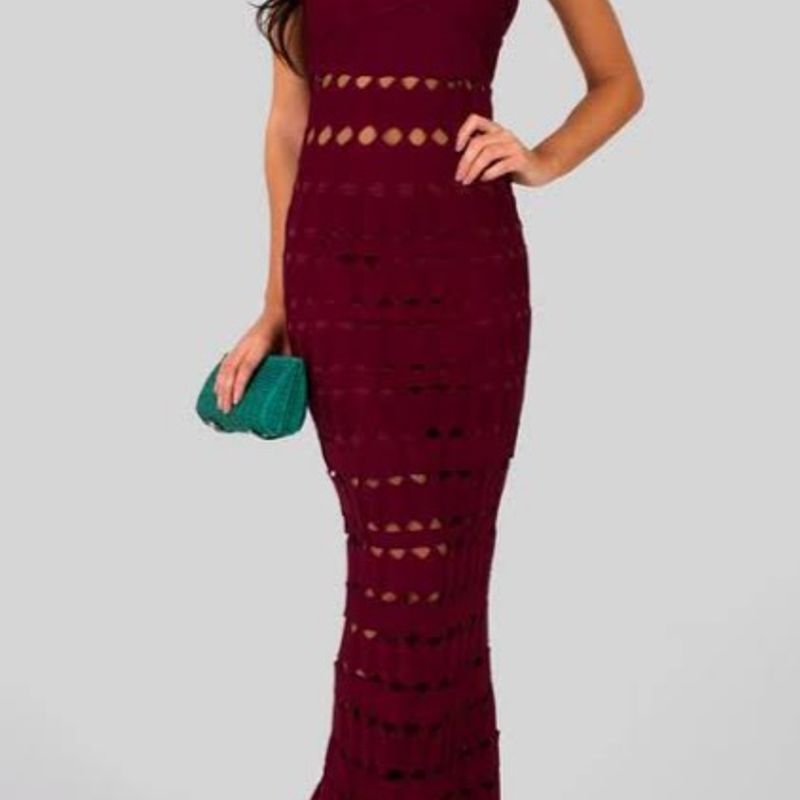 Vestido bandagem hot sale marsala