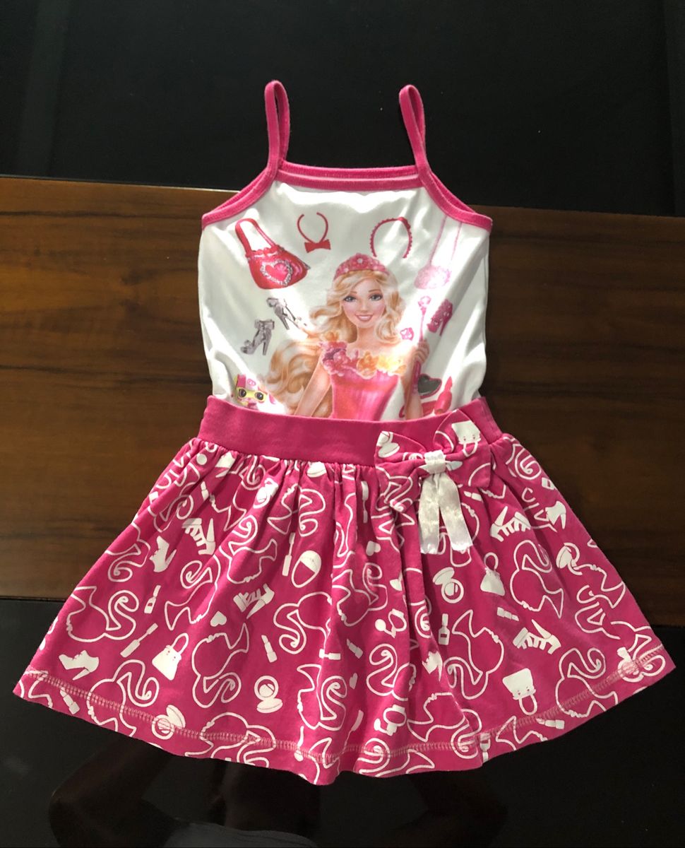 Vestido Chemise Barbie Infantil 2 Anos | Roupa Infantil para Menina Barbie  Nunca Usado 40698531 | enjoei