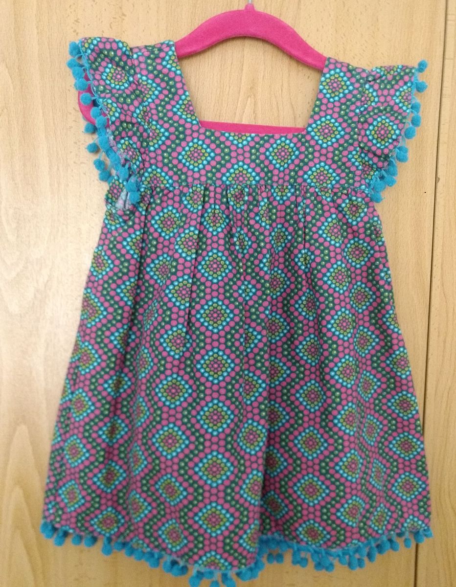 vestido tipo bata infantil