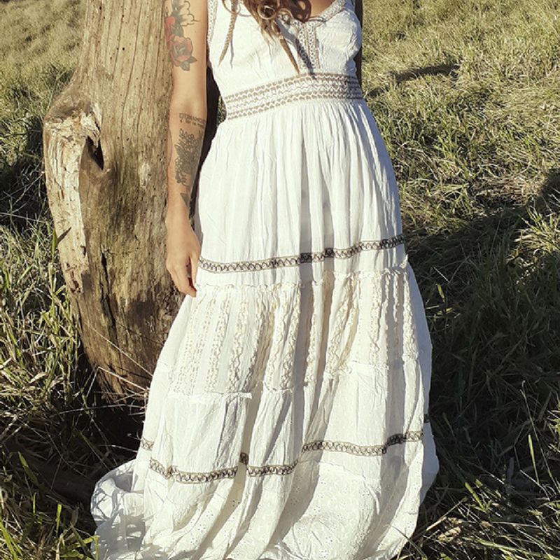 Vestido Boho Chic Longo