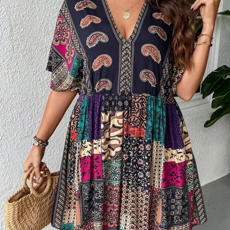 shein plus size boho dresses Boho Plus Size Dresses | Fashion Boho Plus Size Dresses