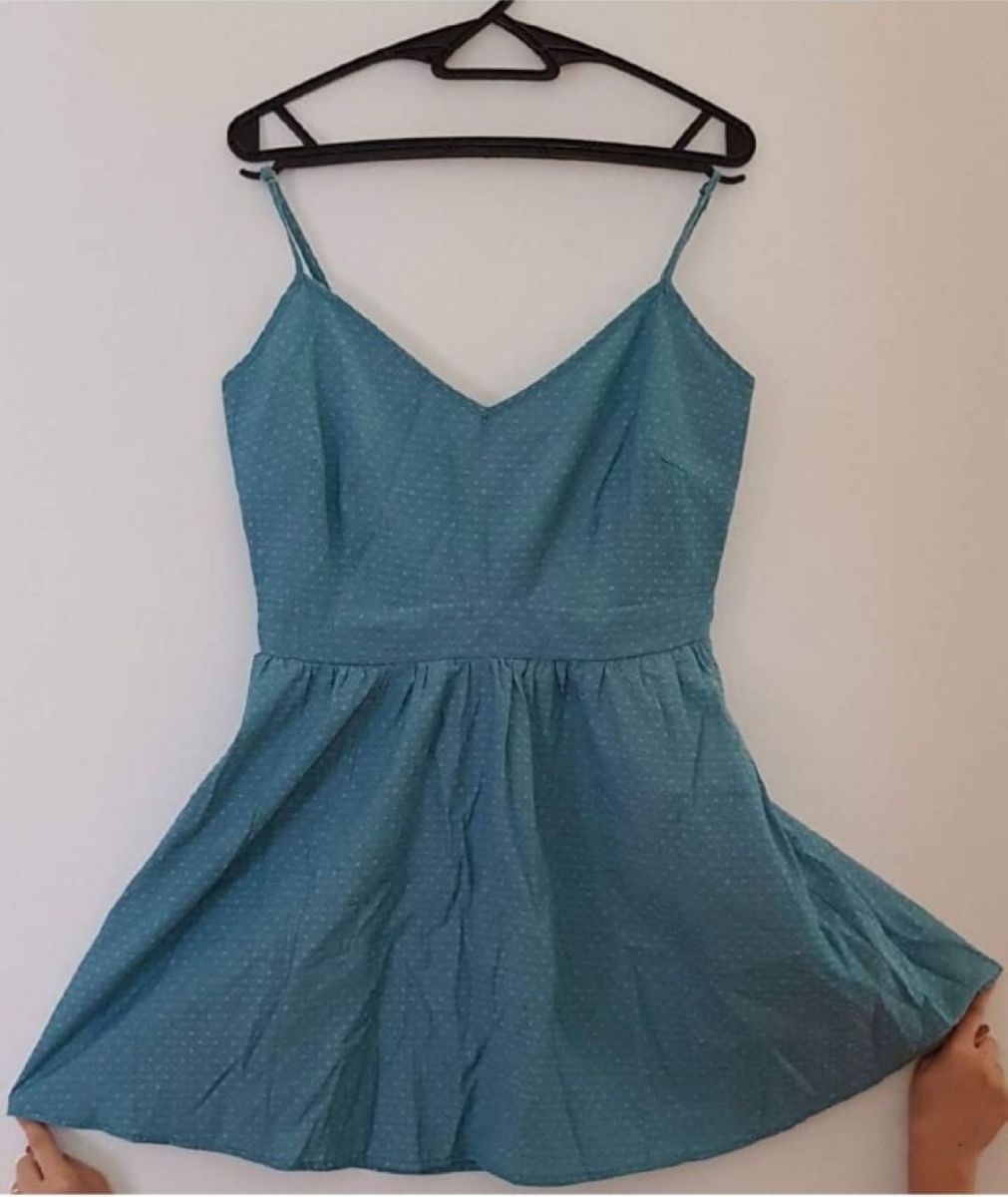 vestido boneca azul