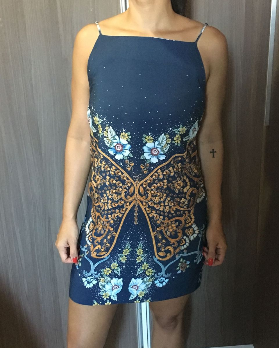 vestido borboleta farm