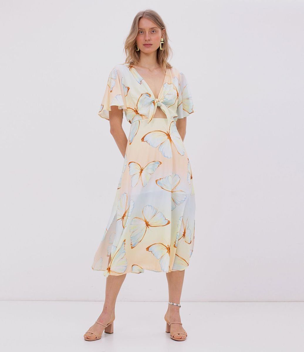 vestido de borboleta