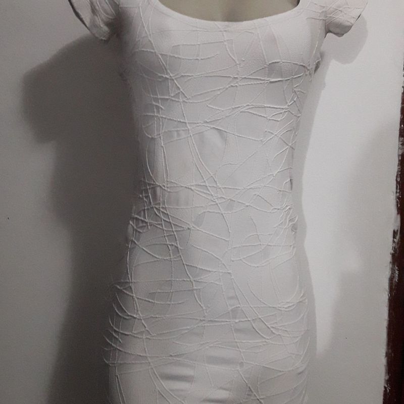 Vestido Branco, Vestido Feminino Rocha-Guimaraes Usado 53476949