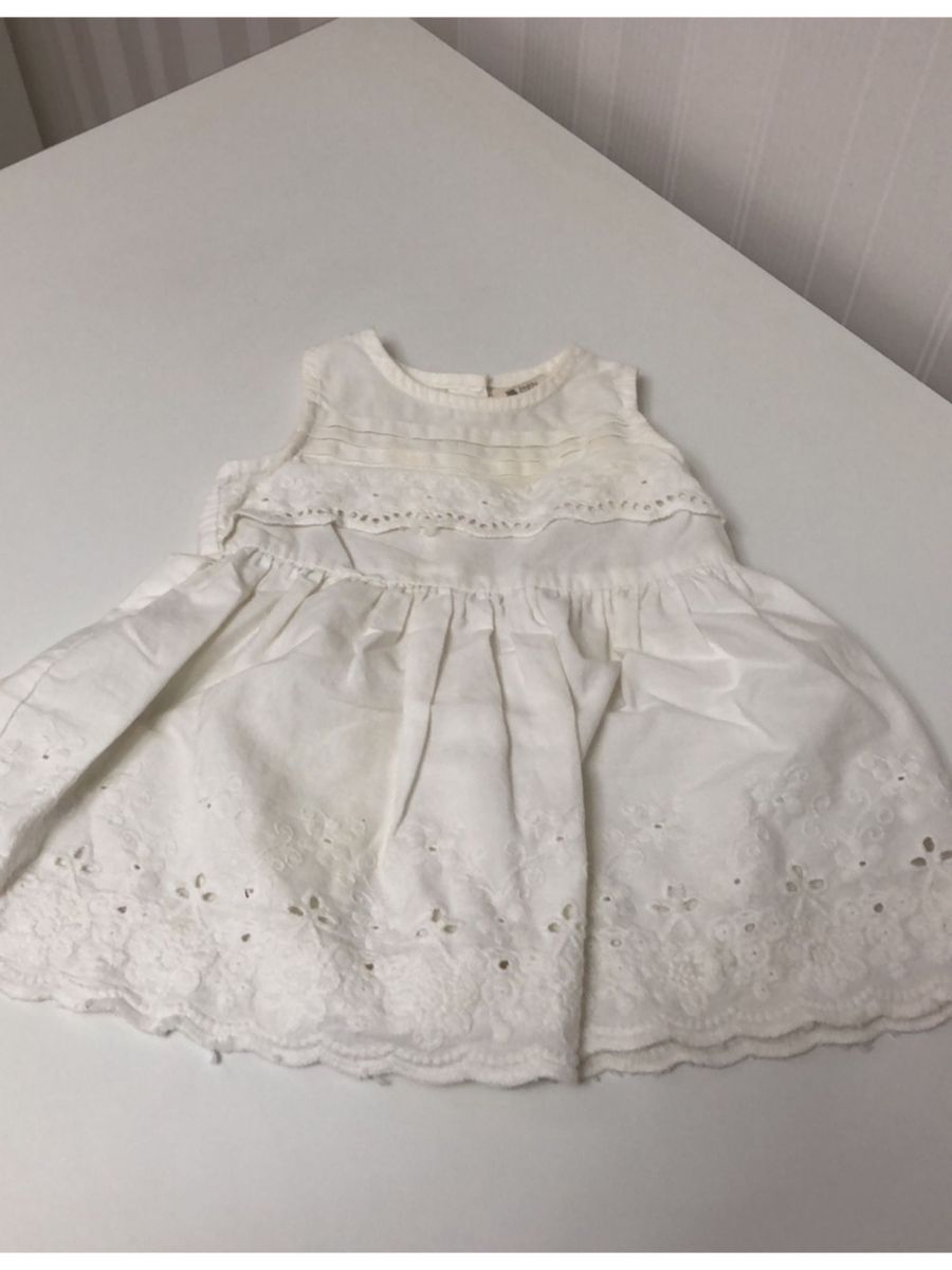 vestido branco para batizado de bebe