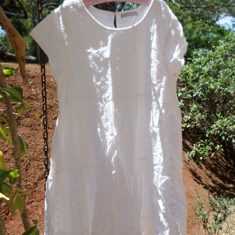 Vestido branco hot sale hering infantil