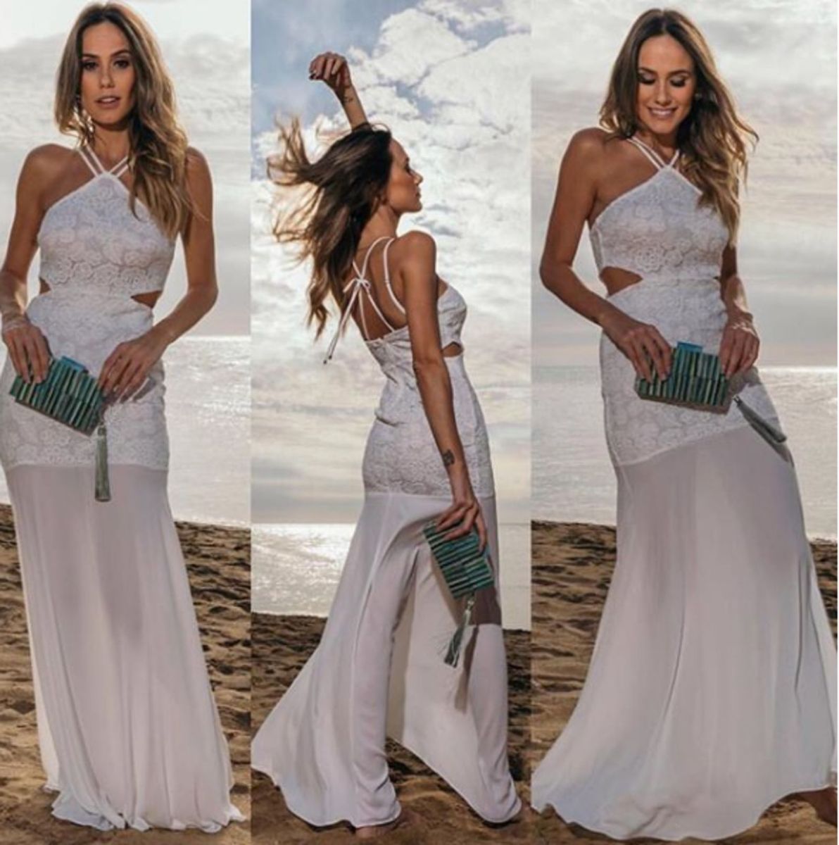 vestido branco final de ano